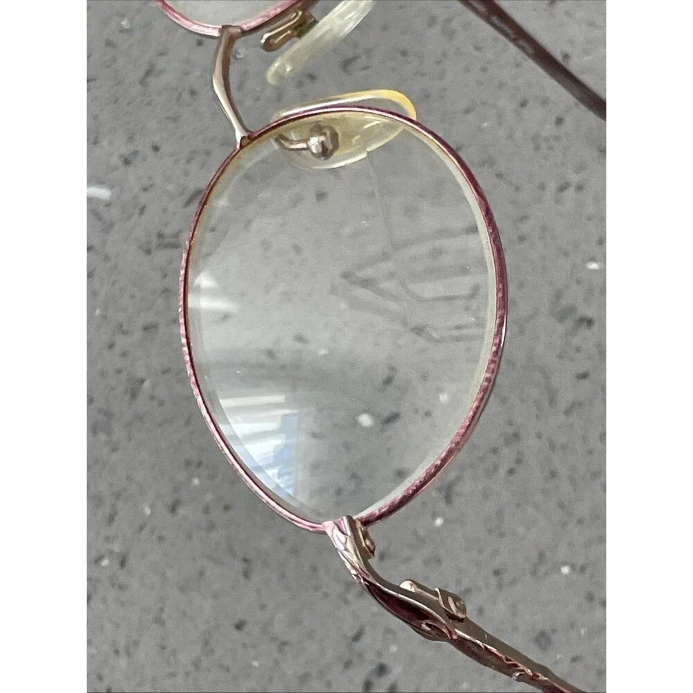 Laura Ashley Plum Pudding Eyeglass Frames ONLY 53-17-135 Oval Full rim
